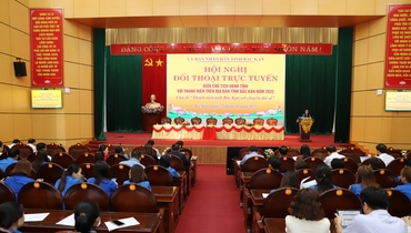 Chủ tịch UBND tỉnh Nguyễn Đăng Bình đối thoại với thanh niên về chuyển đổi số