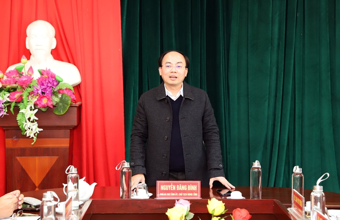 Đồng chí Nguyễn Đăng Bình kiểm tra tình hình kinh tế - xã hội đầu năm tại Pác Nặm ảnh 2